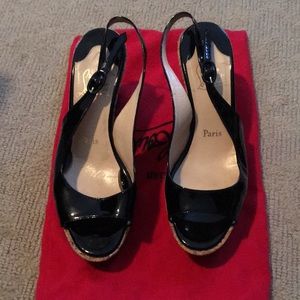 Christian Louboutin wedge shoes